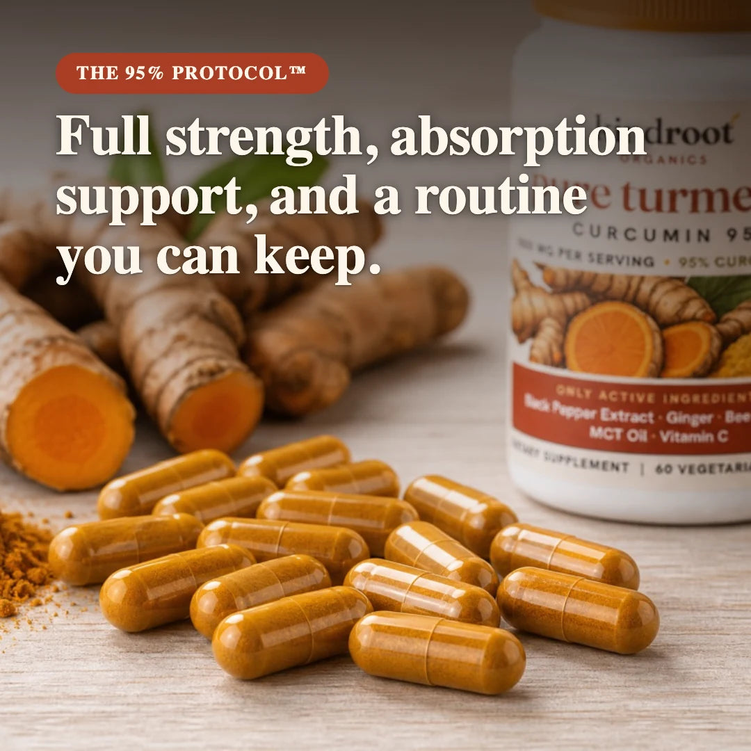 KindRoot bottle capsules and The 95 Percent Protocol