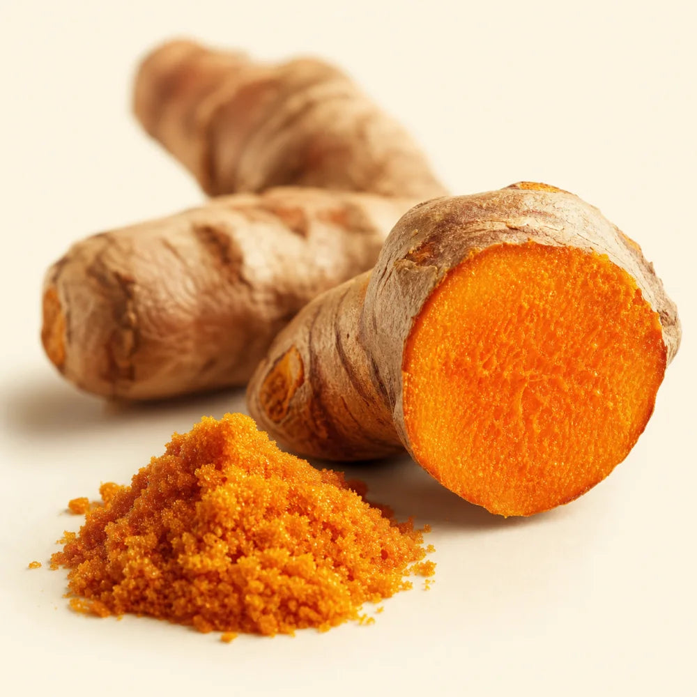 Turmeric root and concentrated extract